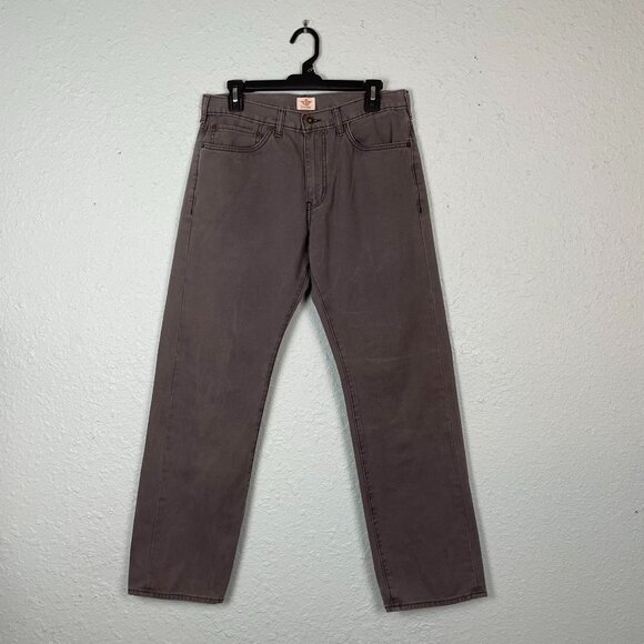 Classic Dockers men’s straight fit pants in gray. Made from 100% cotton for comf - Picture 1 of 9